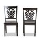 Baxton Studio Gervais Modern and Contemporary Transitional Dark Brown Finished Wood 2-Piece Dining Chair Set 177-11381-Zoro - alternate 8